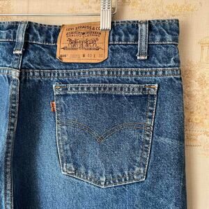 Vintage 90s Levi's 505 Orange Tab Jeans | Medium Wash | Made in Canada | 40x30”